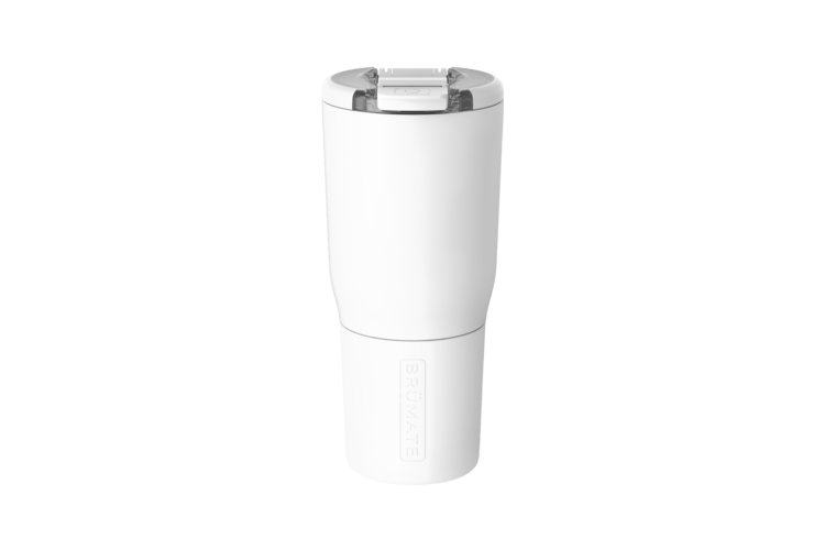 BruMate Nav 25oz - Matte White, custom tumbler with logo imprint 2