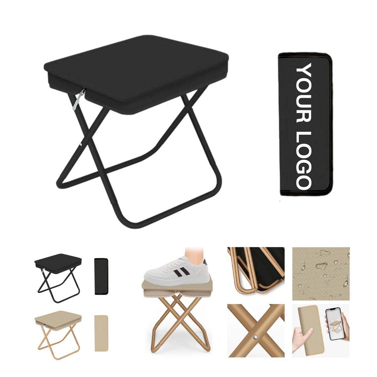 Compact Folding Stool for Outdoor Camping Trips 2