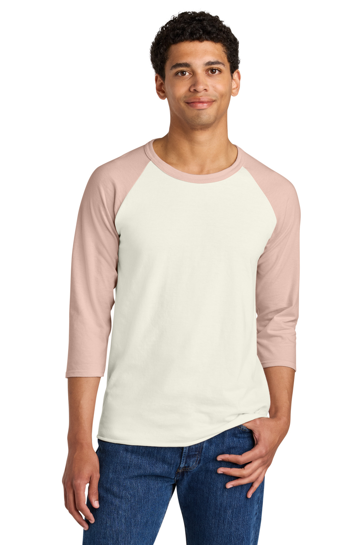 Jerzees Unisex Premium Blend Combed Ring Spun 3/4-Sleeve Raglan 560R 21