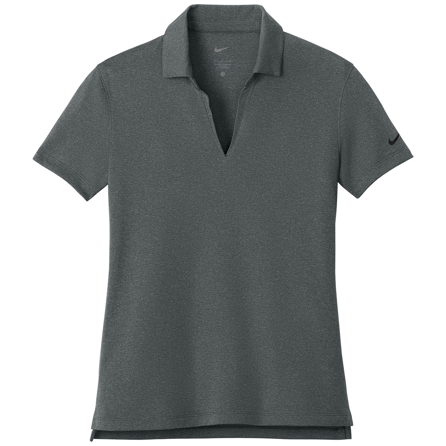 Nike Dri-FIT Women's Heather Polo w/ Screen Print 4.4 oz. 9