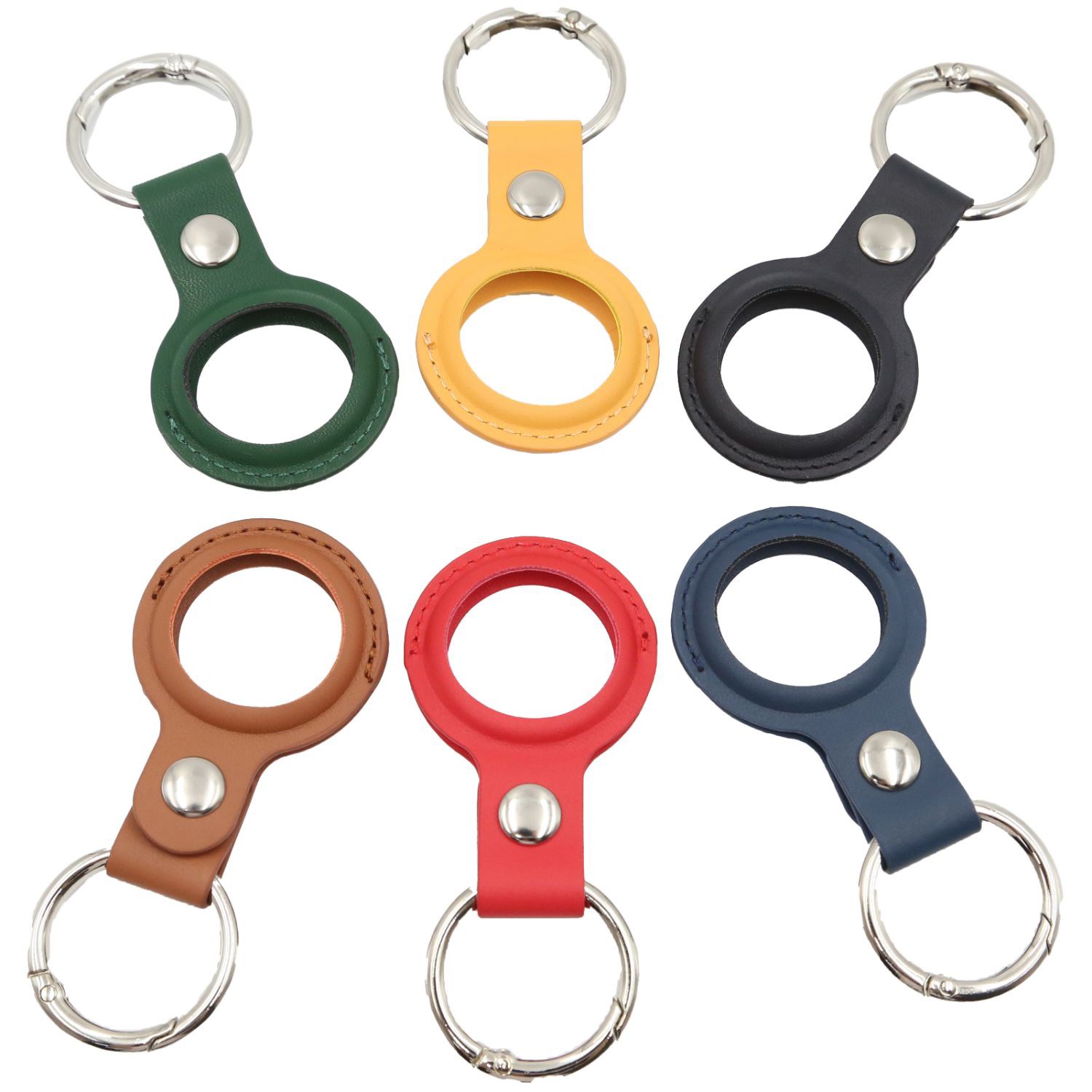 ABS AirTag Holder w/ Keyring Airtag Keeper 5