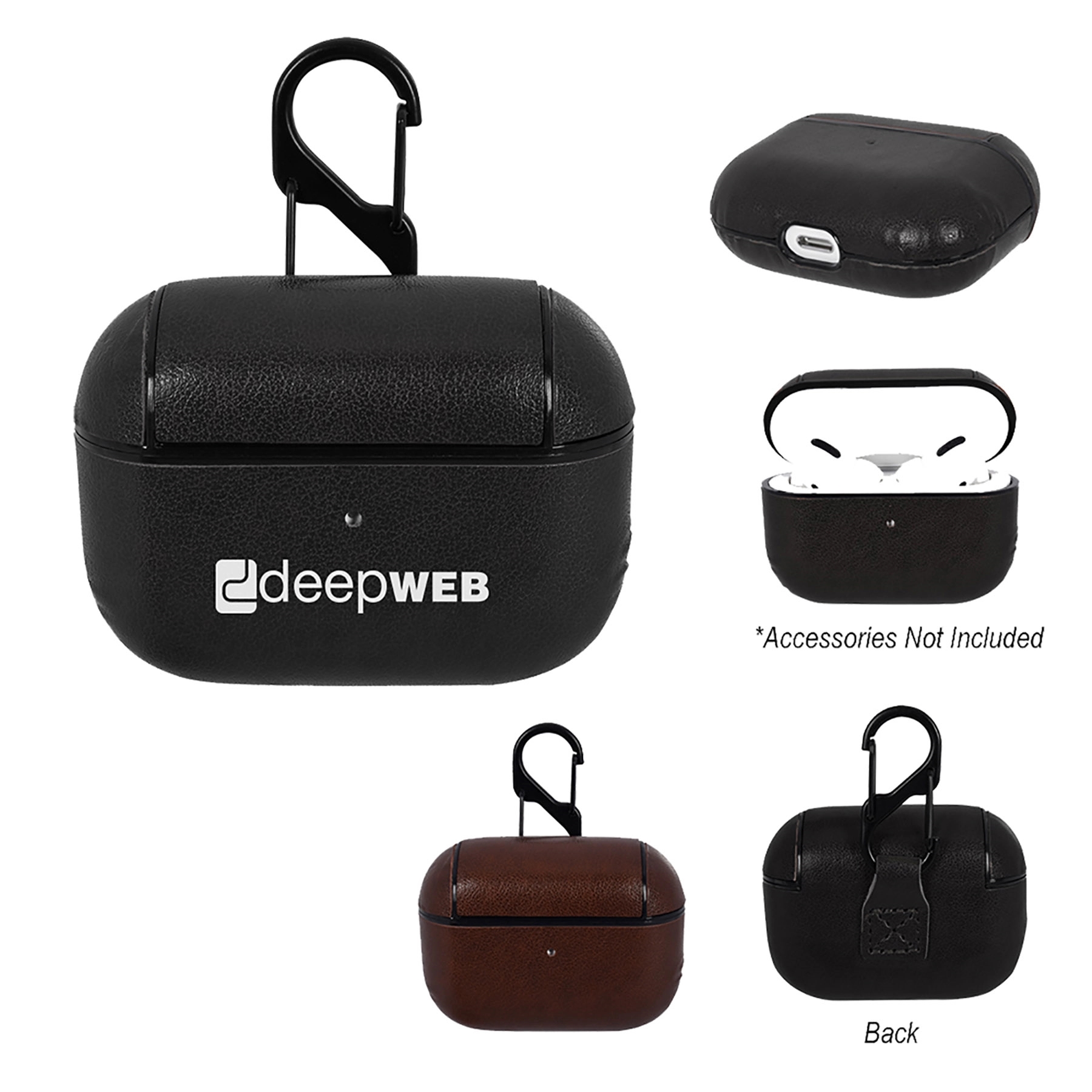 PU Leather Bluetooth Earphone Case 2