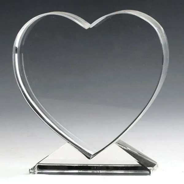 Crystal Heart Shaped Plaque Awards 5