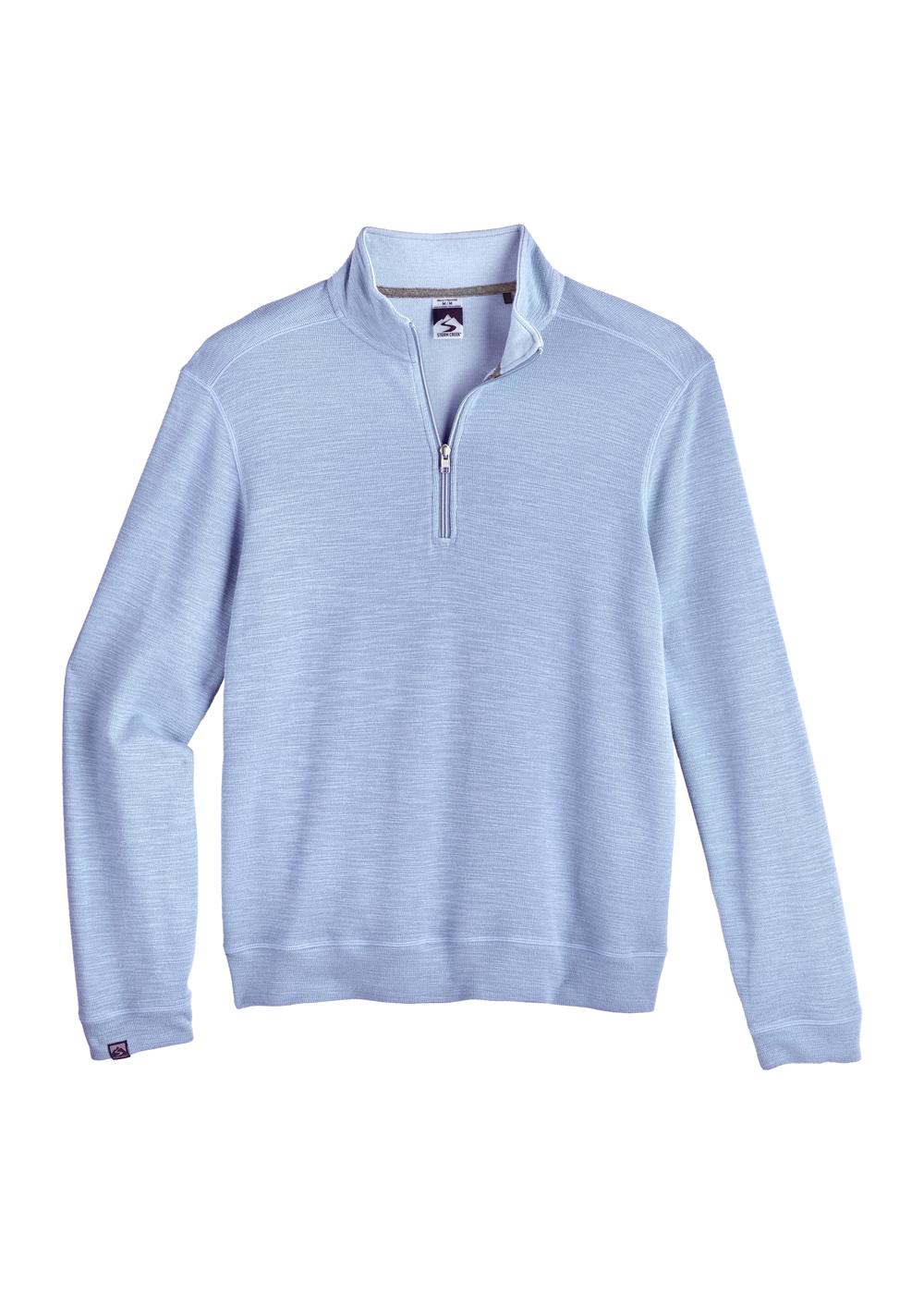 Storm Creek Men's Shoreliner Cotton/Bamboo Blend Quarter Zip, custom hoodie or sweatshirt with logo imprint 13