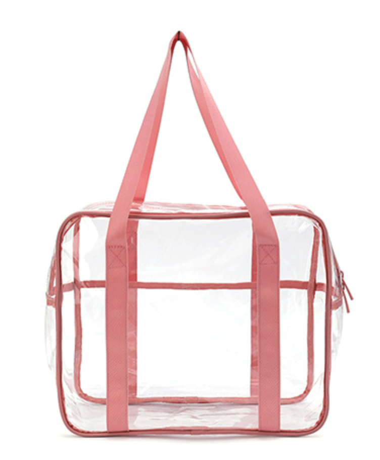 PVC Clear Tote Bag With Zipper 4