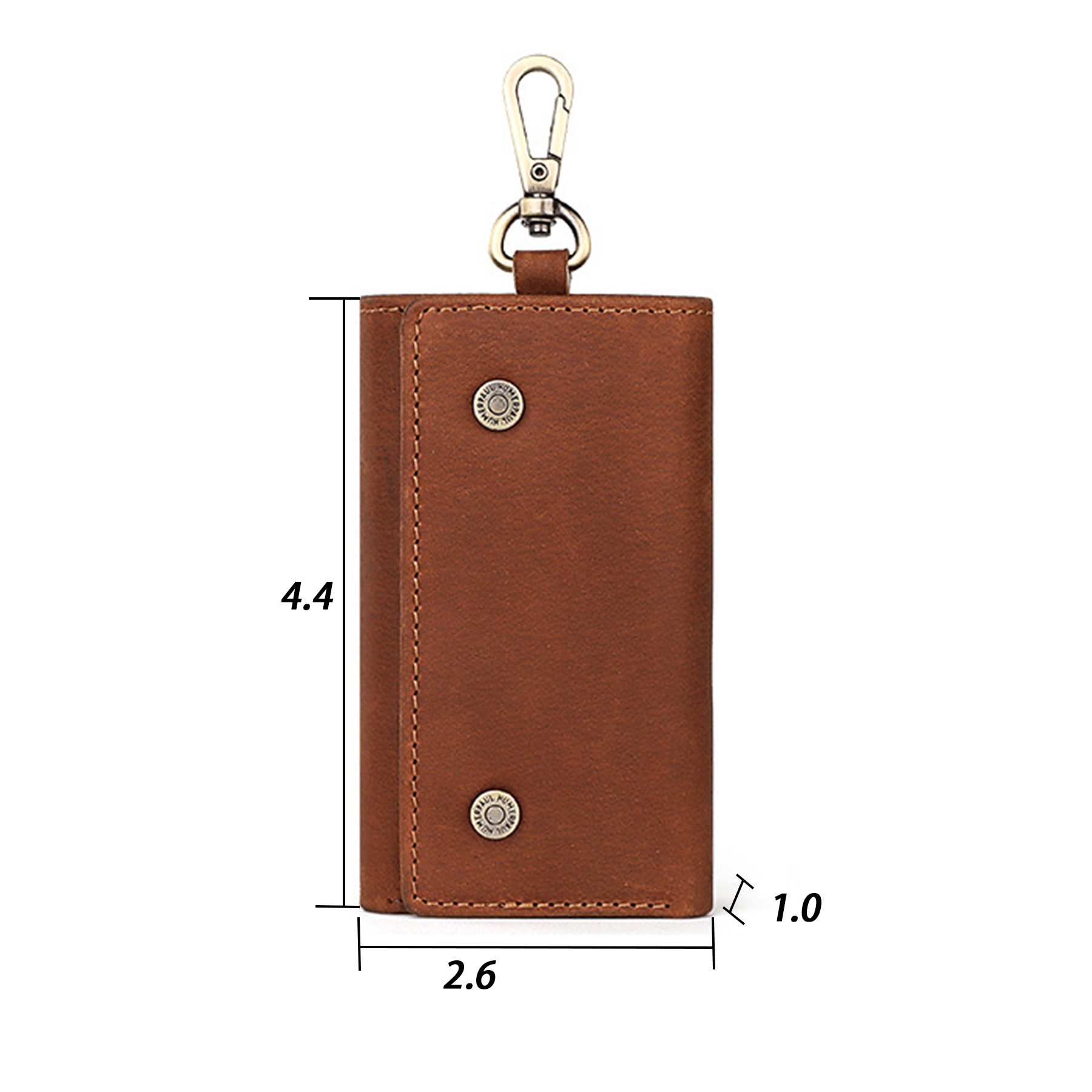 genuine leather keychain wallet 4