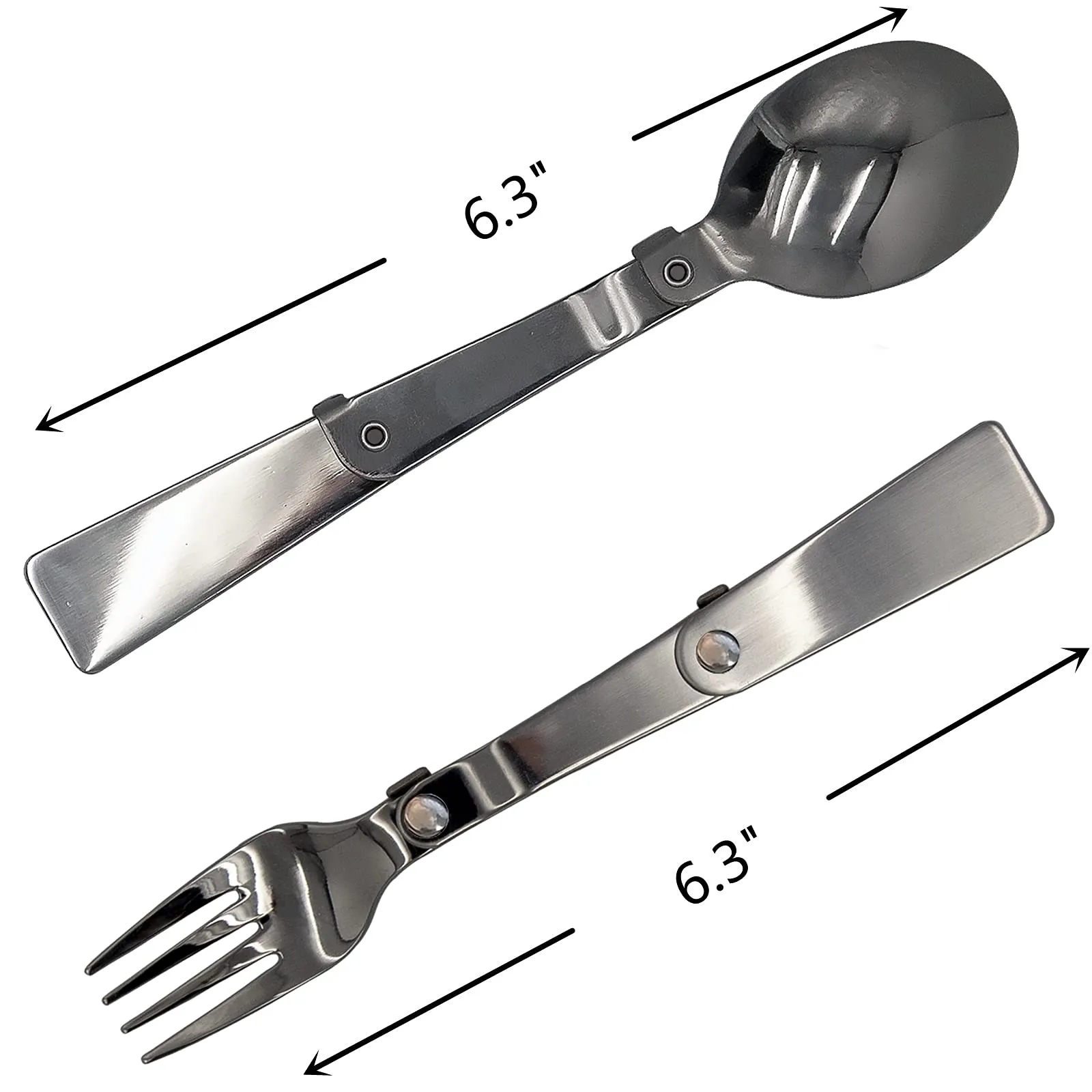 Foldable Fork and Spoon Set 5