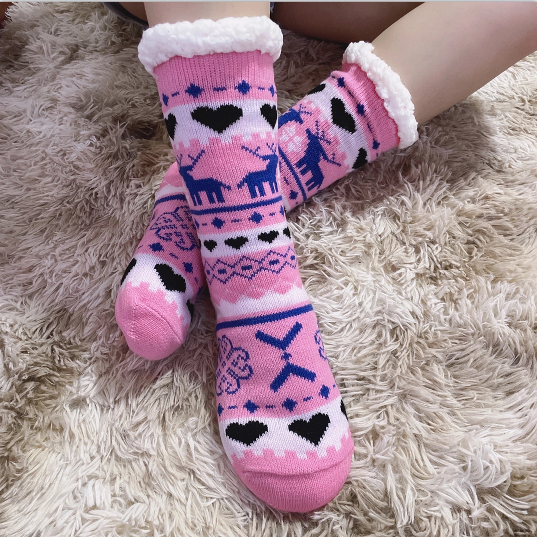Plush floor socks 3