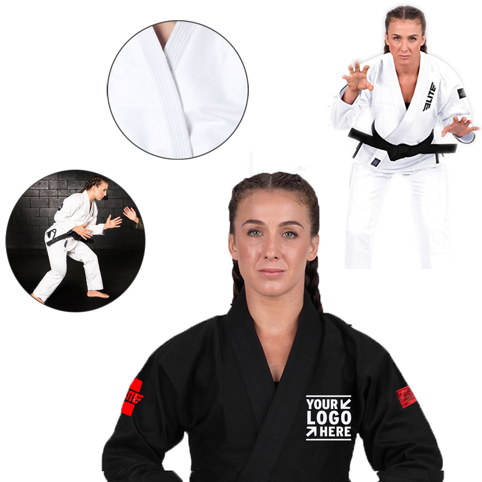 Women's Ultra Light Brazilian Jiu Jitsu Suit 2
