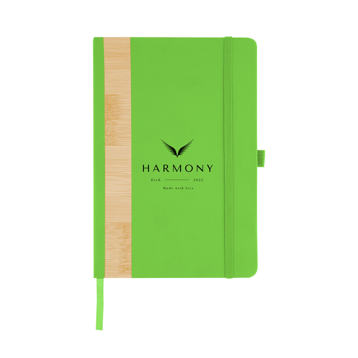 Recycled PU And Bamboo Accent Journal 10