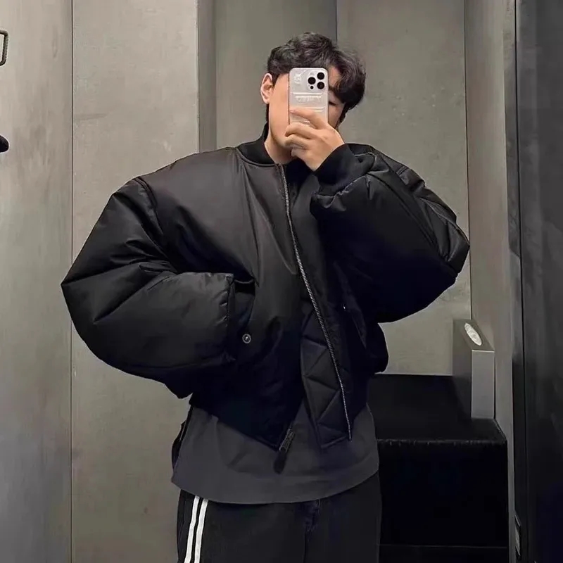 Custom Thick Puffer Bomber Jacket 6