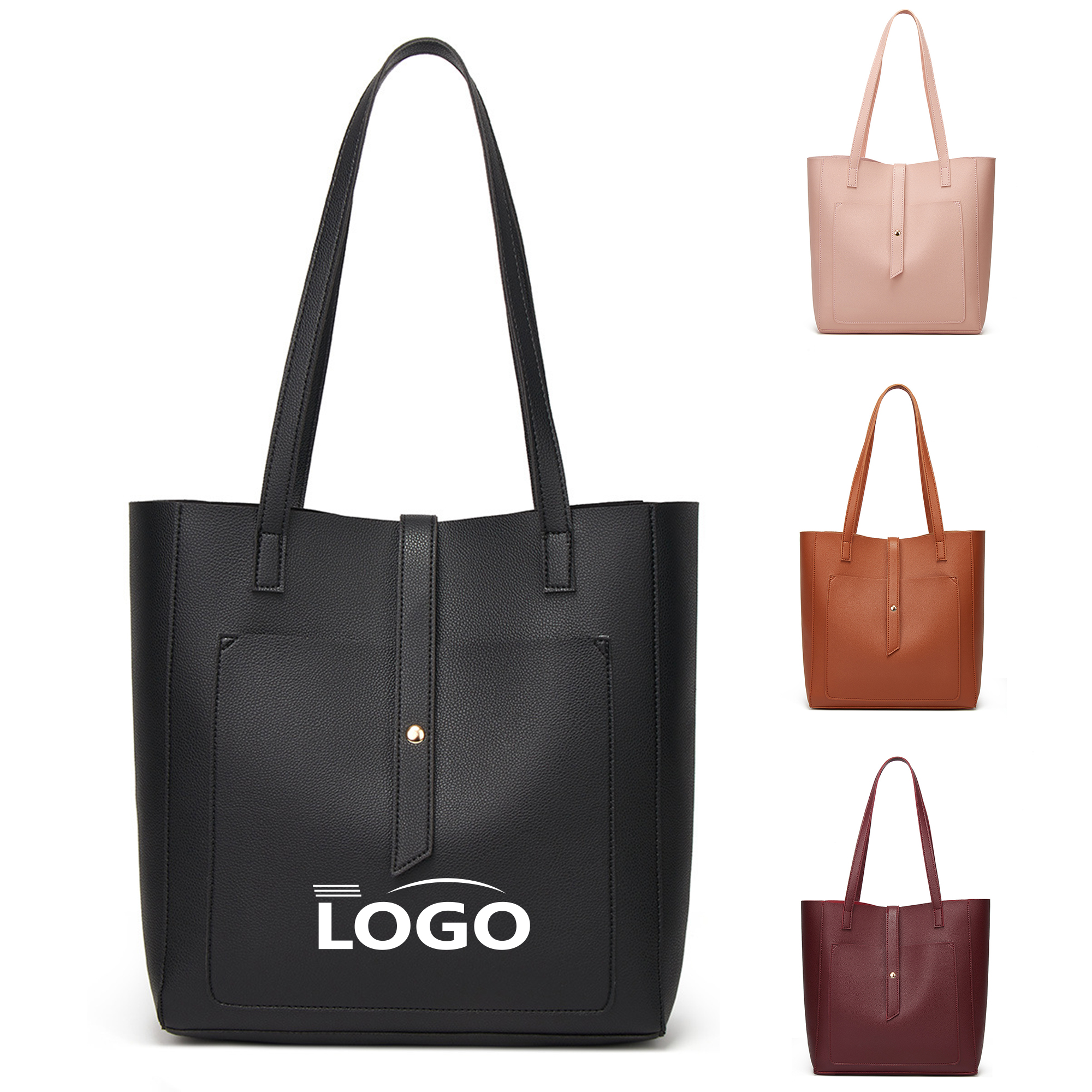 Stylish PU Tote Bag with Large Capacity 2