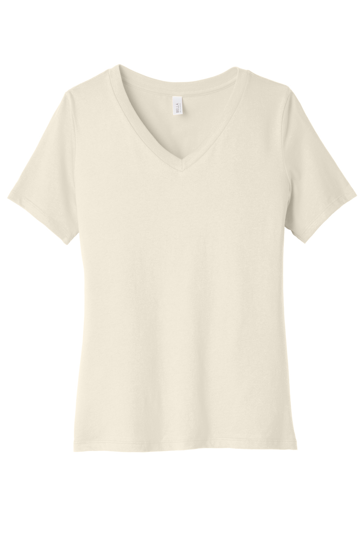 BELLA+CANVAS Women's Relaxed Jersey Short Sleeve V-Neck Tee. BC6405 18
