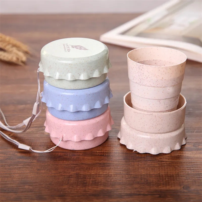 Portable Collapsible Folding Cup With Lid 5