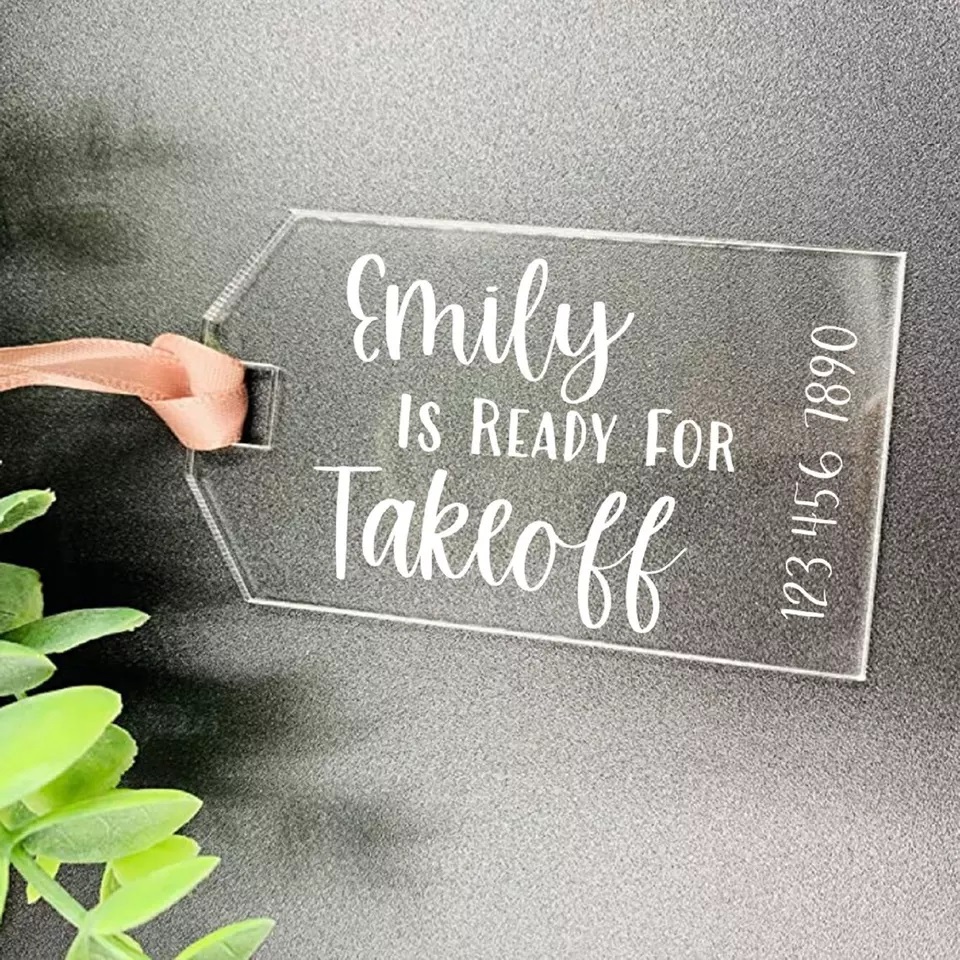 Acrylic Luggage Tag 4