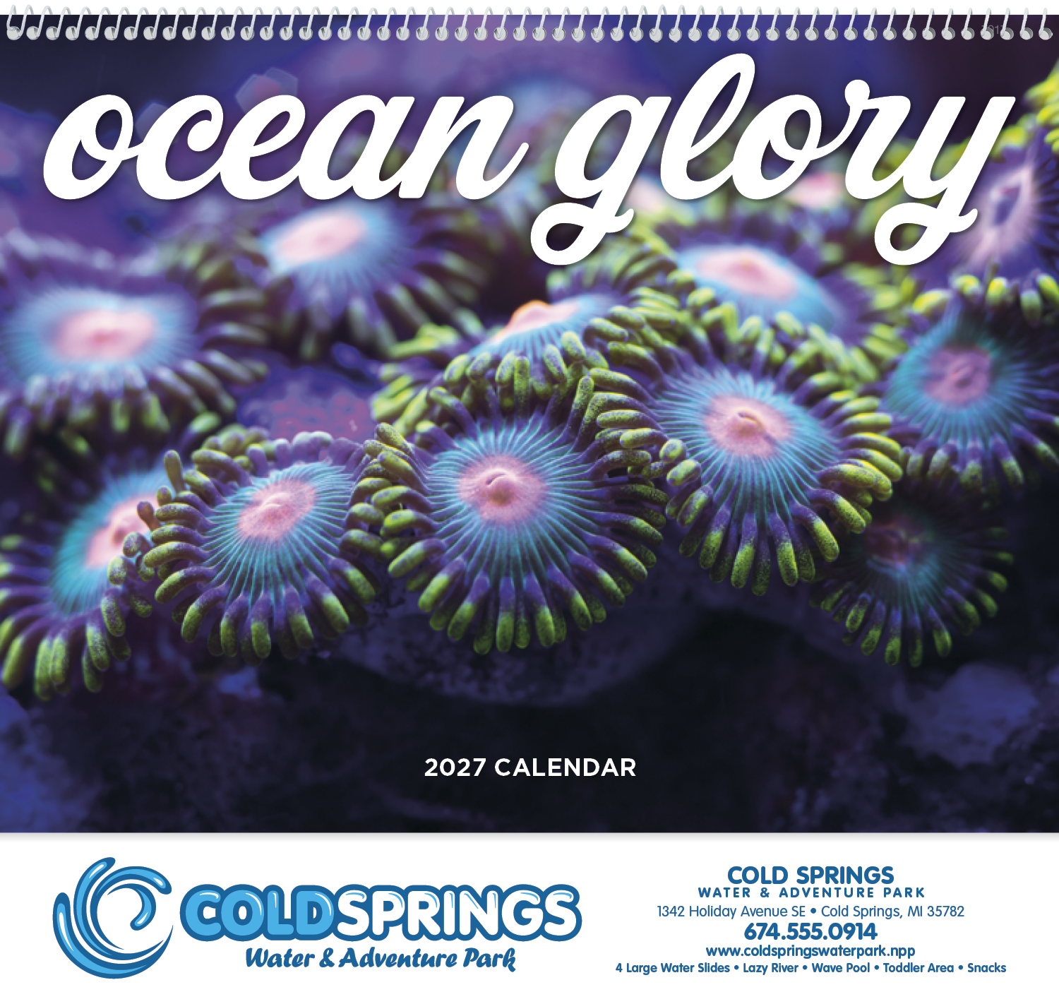 Good Value™ Ocean Glory - Spiral Calendar 35