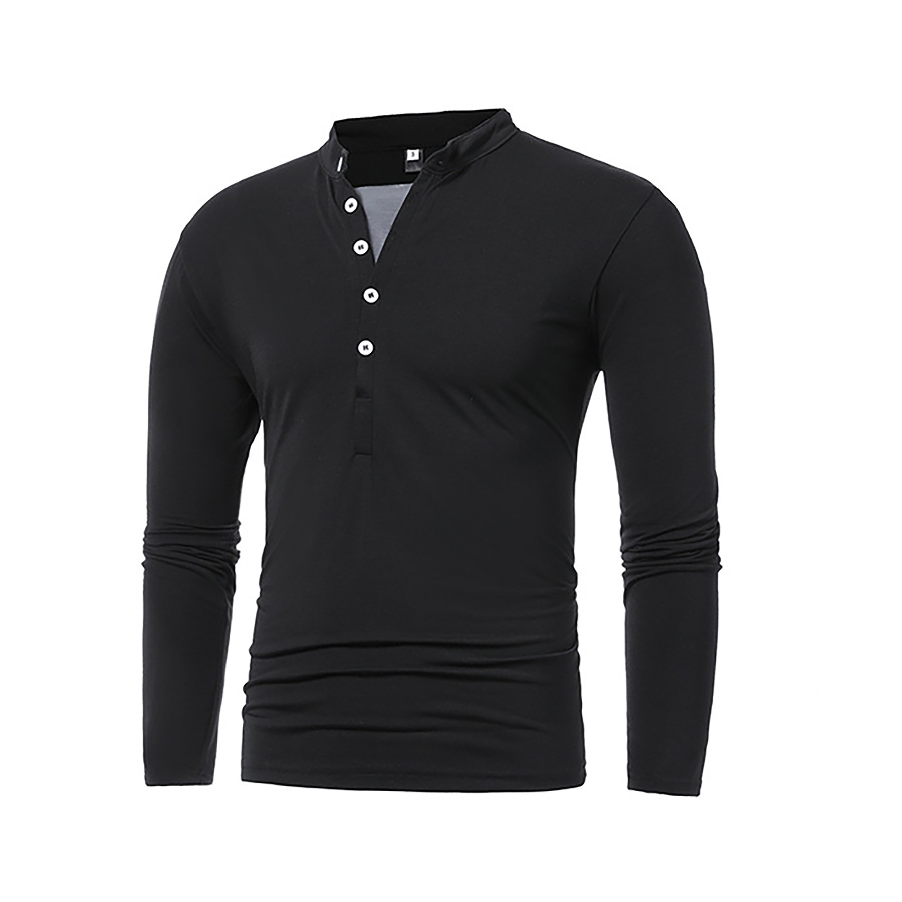 Mens Sleeve Slim Fit Polo Shirt 2