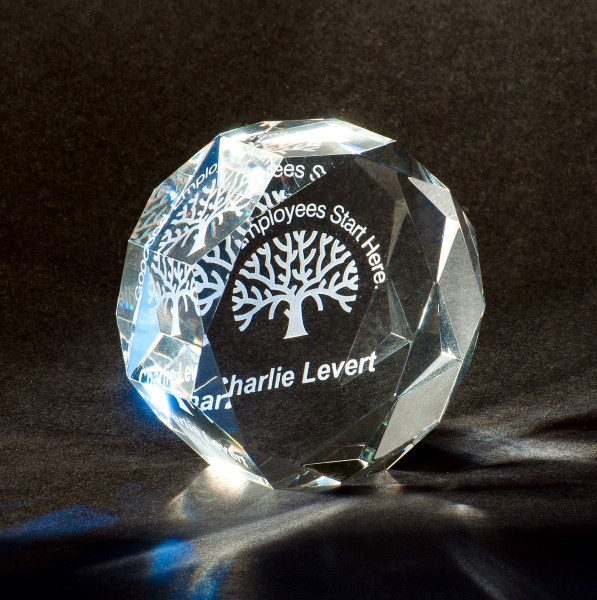 Designer Crystal Honeycomb Award 1