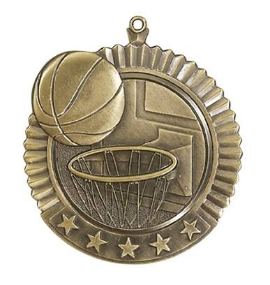 Basketball Star Medal 2 3/4" 2