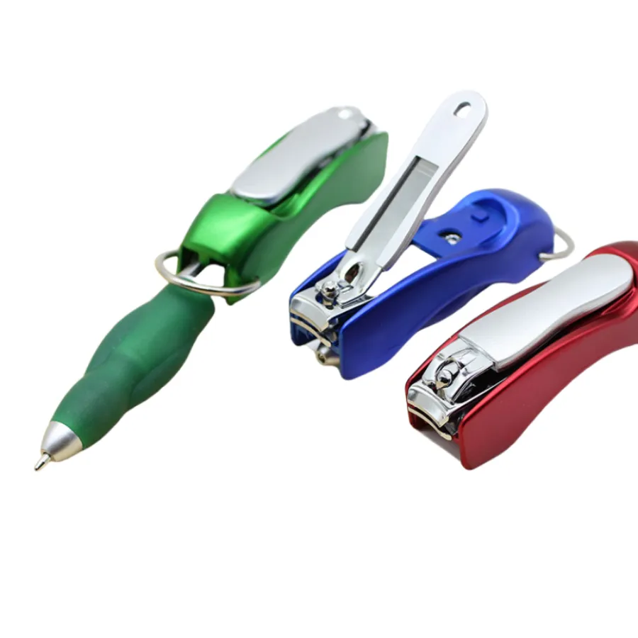Foldable Nail Clippers Ballpoint Pen 2