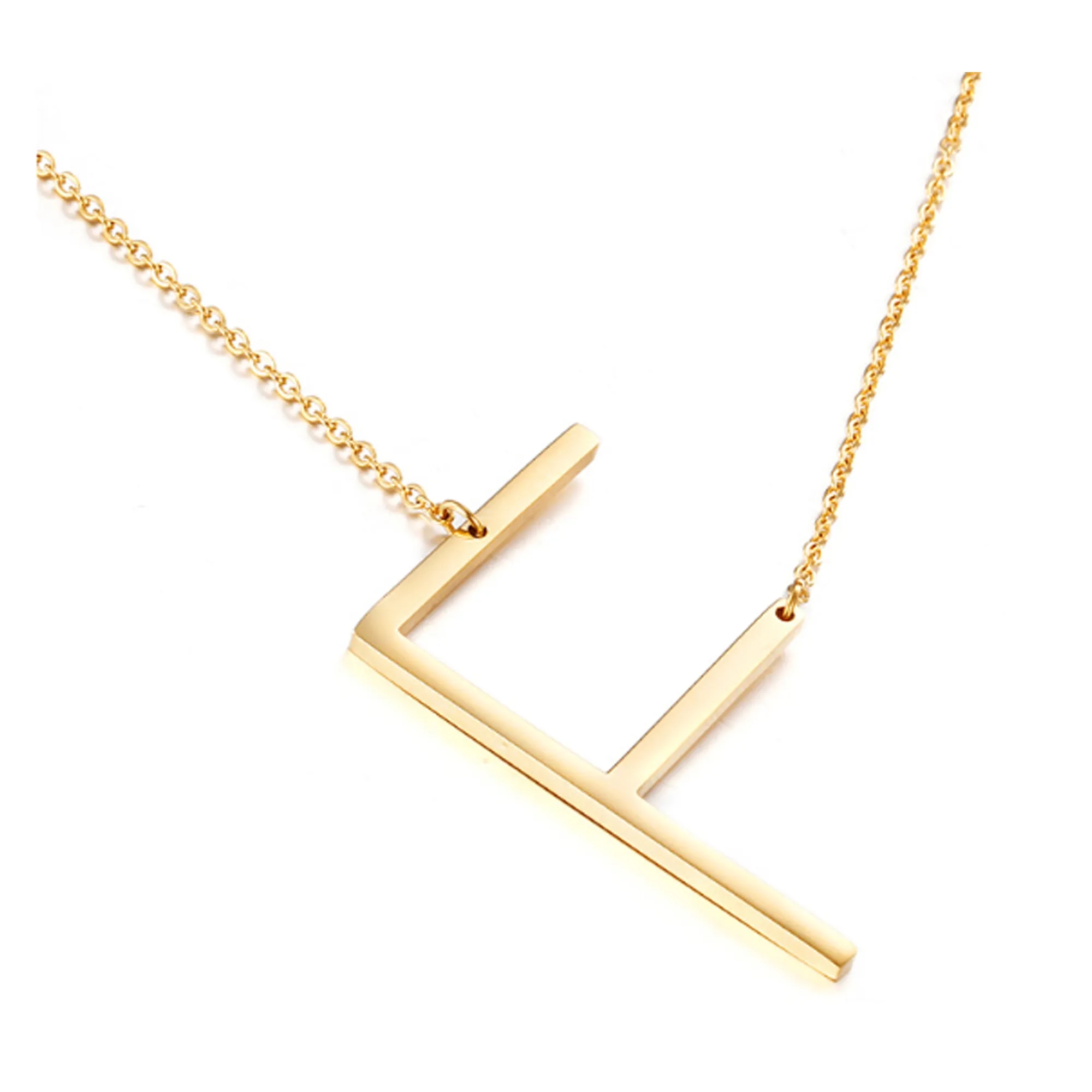 Letter Pendant Necklace 8