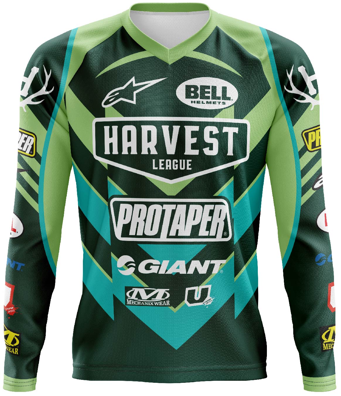 Men's BMX Long Sleeve Bike Jersey 2