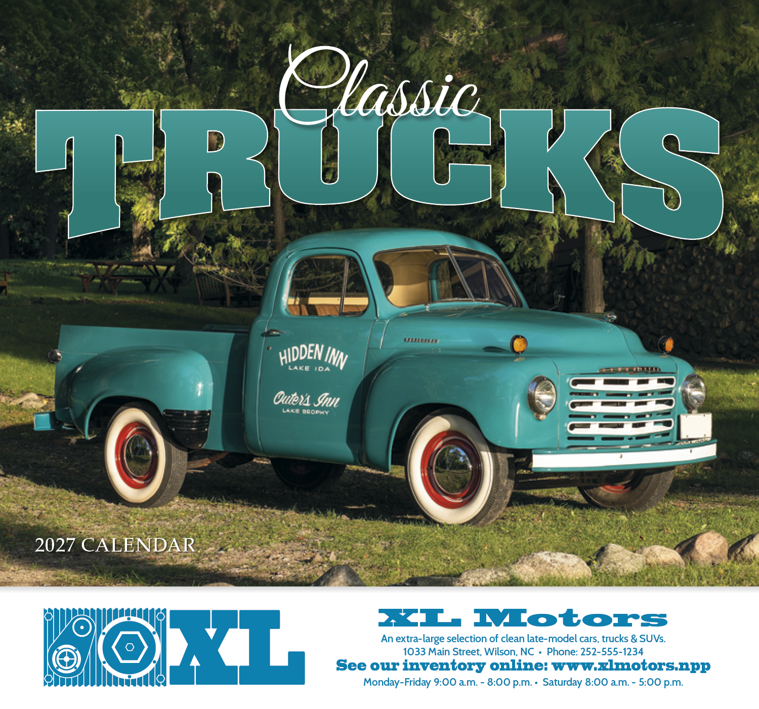 HotLine® Products Classic Trucks Appointment Calendar - Stapled 24
