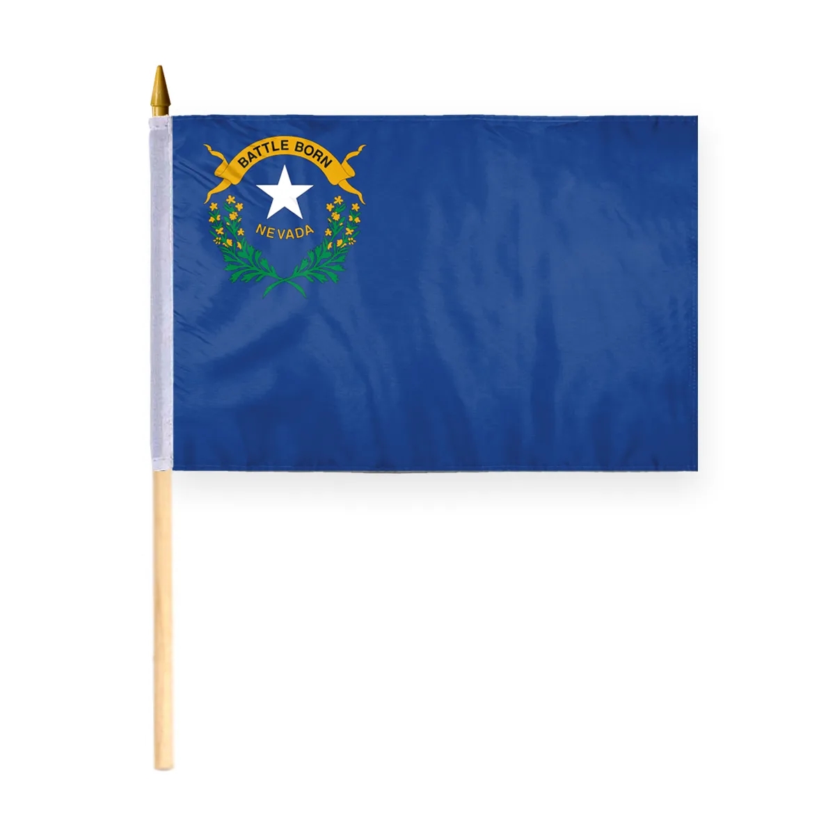 4"x6" & 12"x18'' Nevada ePoly Printed Stick Flags 2