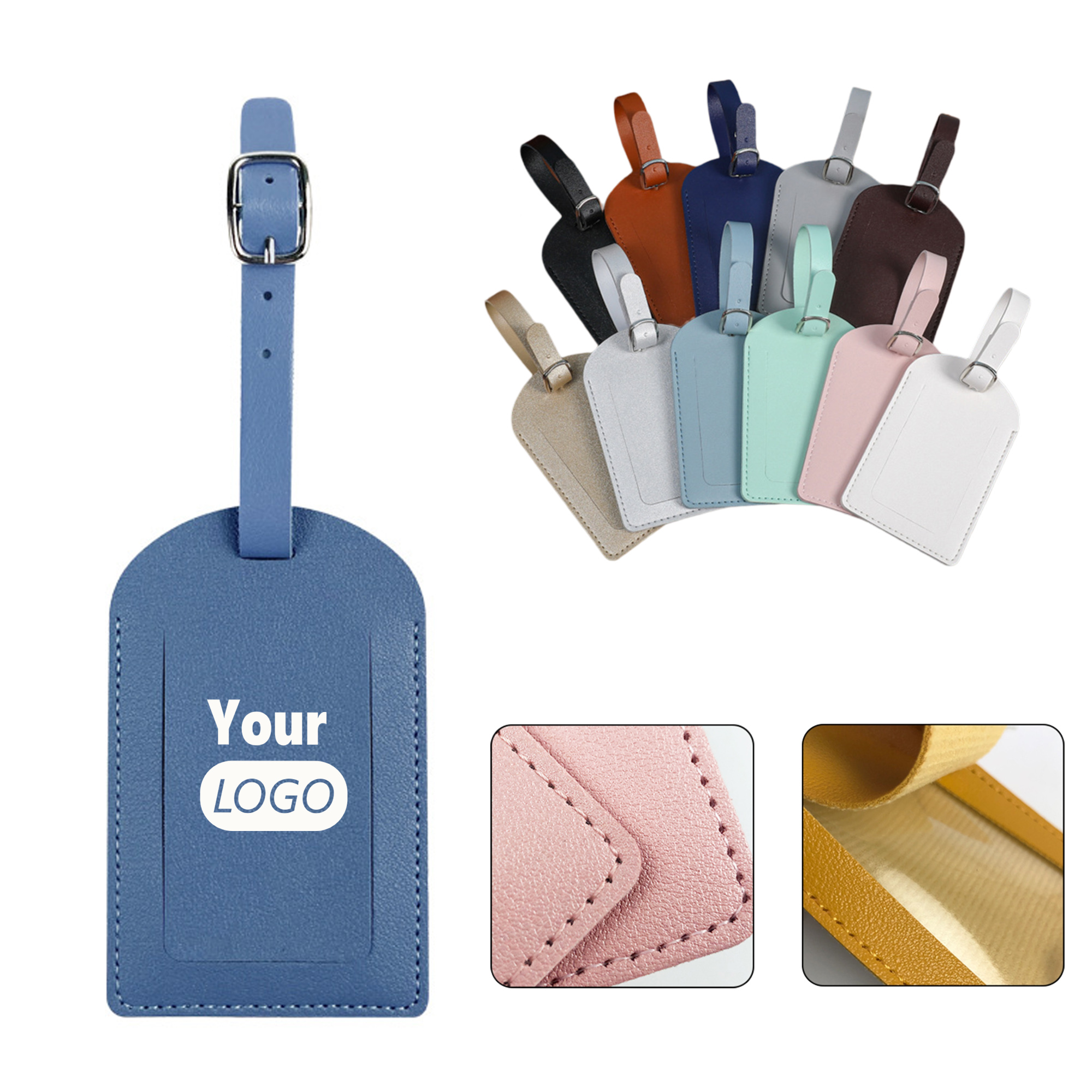 Personalized Travel Luggage Tag in PU Leather 3