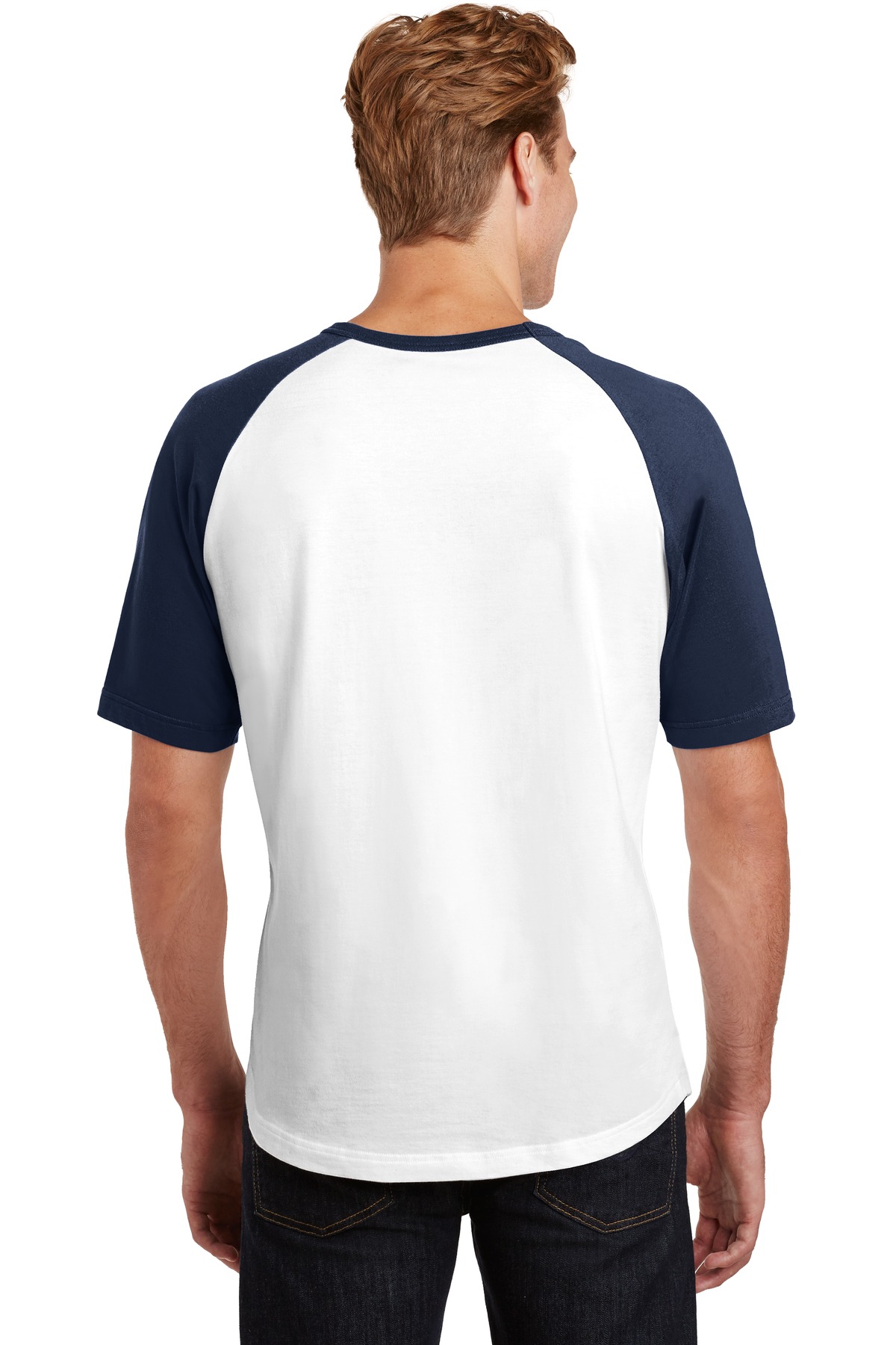 Sport-Tek Short Sleeve Colorblock Raglan Jersey. T201 25