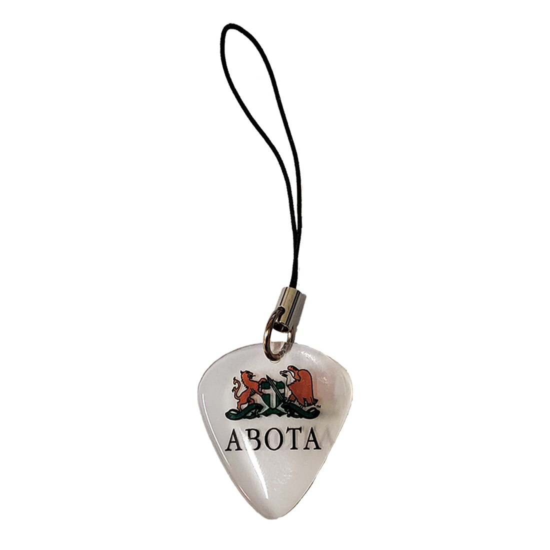 Guitar Pick / Plectrum, Standard Size Pick on Cell Phone Charm 3