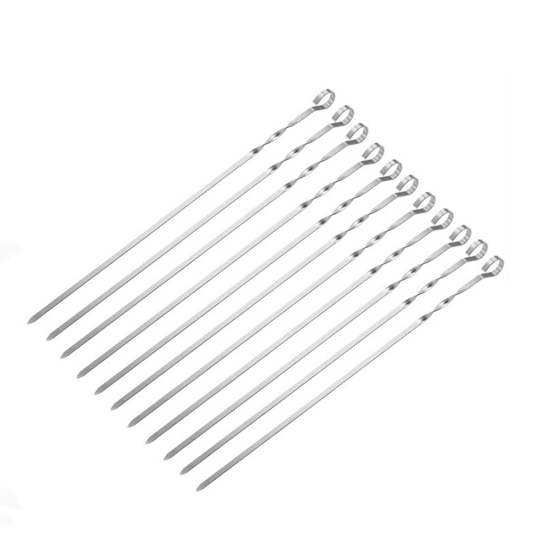 14" Stainless BBQ Skewers Set 2