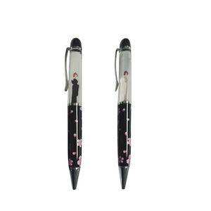 Diamond Glitter PU Leather Metal Pen 18