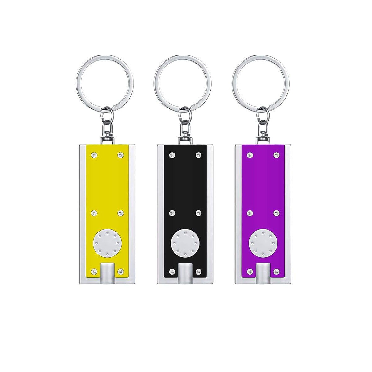Mini LED Flashlight Key Ring 7