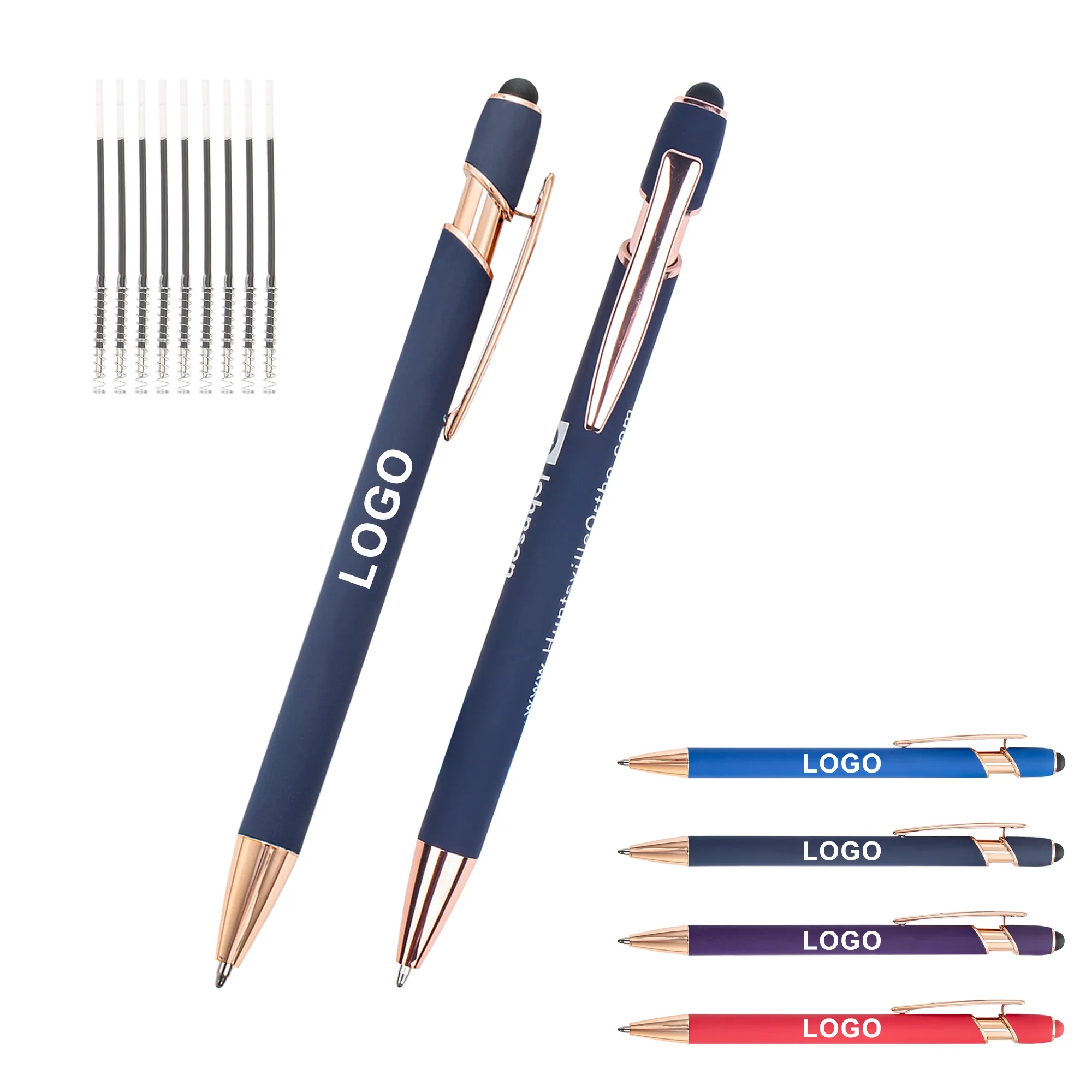 Custom Rose Gold Stylus Pen Bulk Order for Corporate Branding Promotions 9