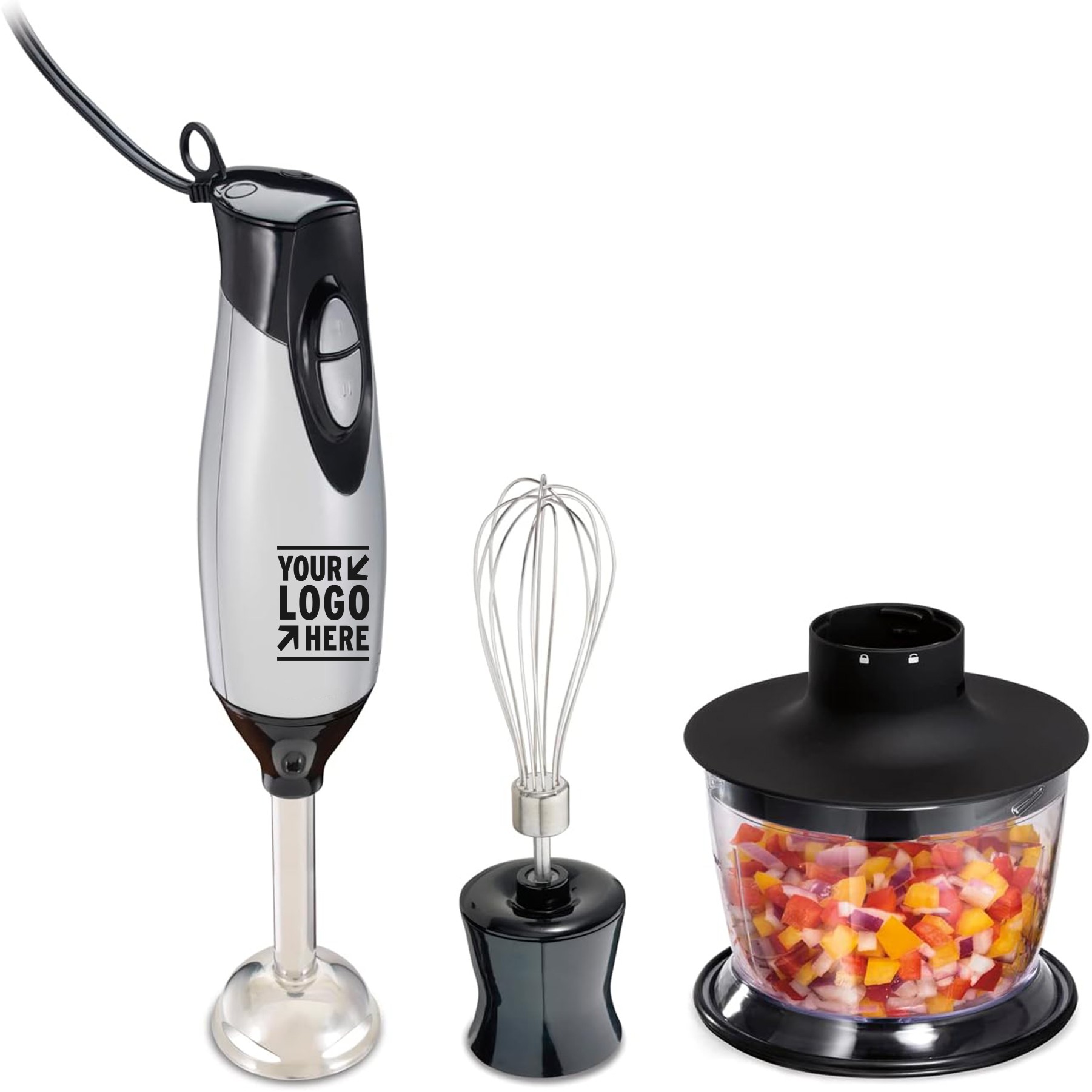 4-in-1 Electric Immersion Hand Blender with Handheld Blending Stick 2