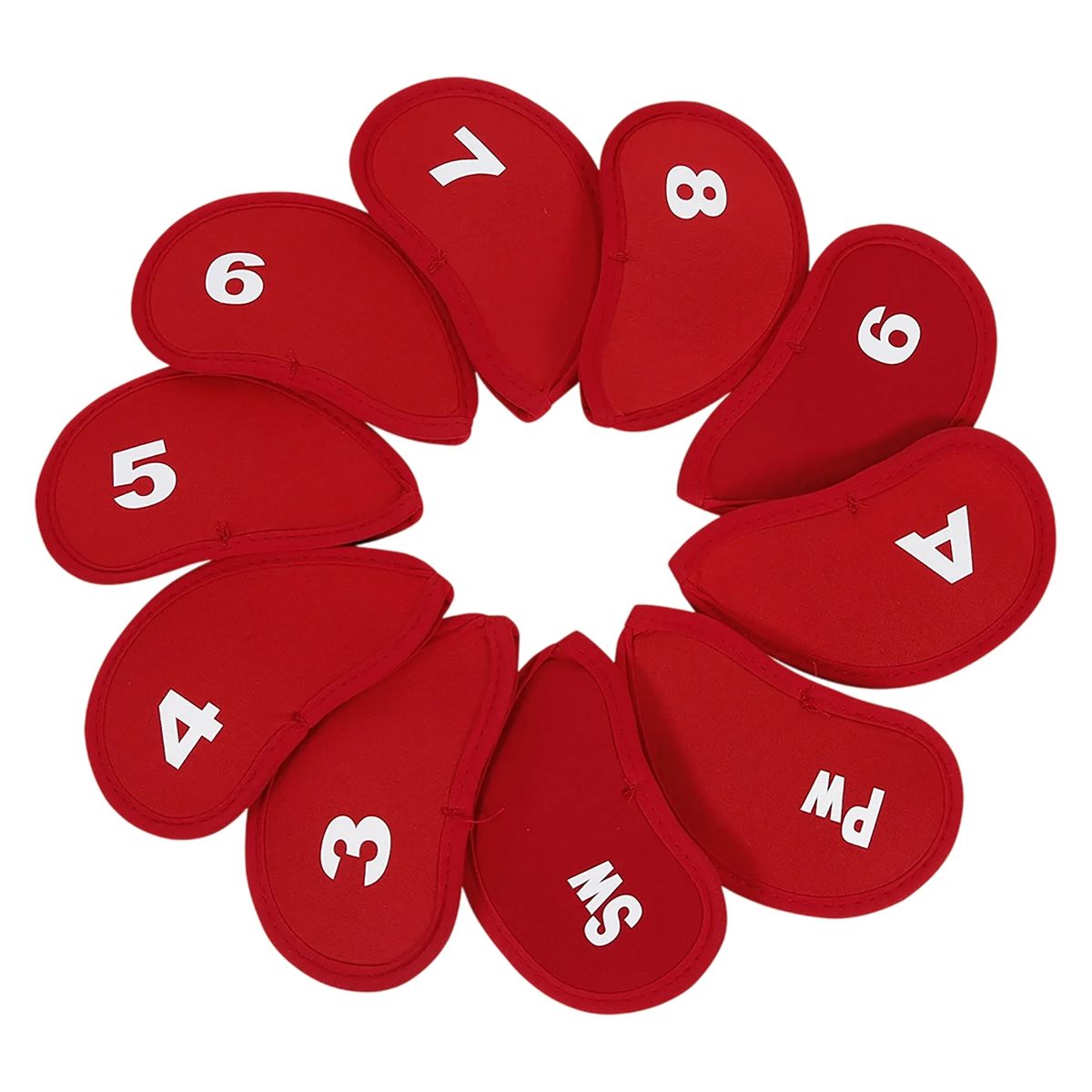 Protective Golf Club Covers 11 Piece Fabric Set 8