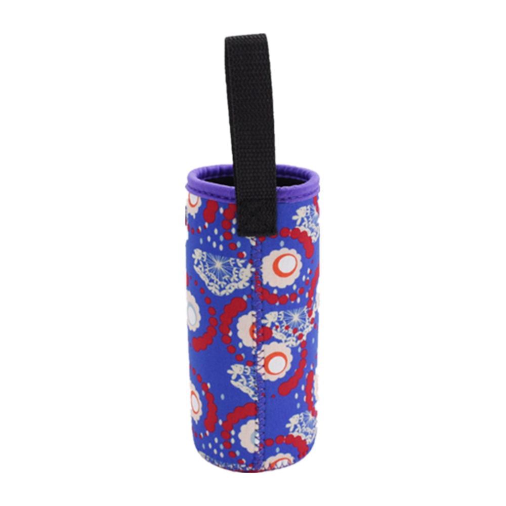 Neoprene Water Bottle Coolie With Handle, custom koozie with logo imprint 2