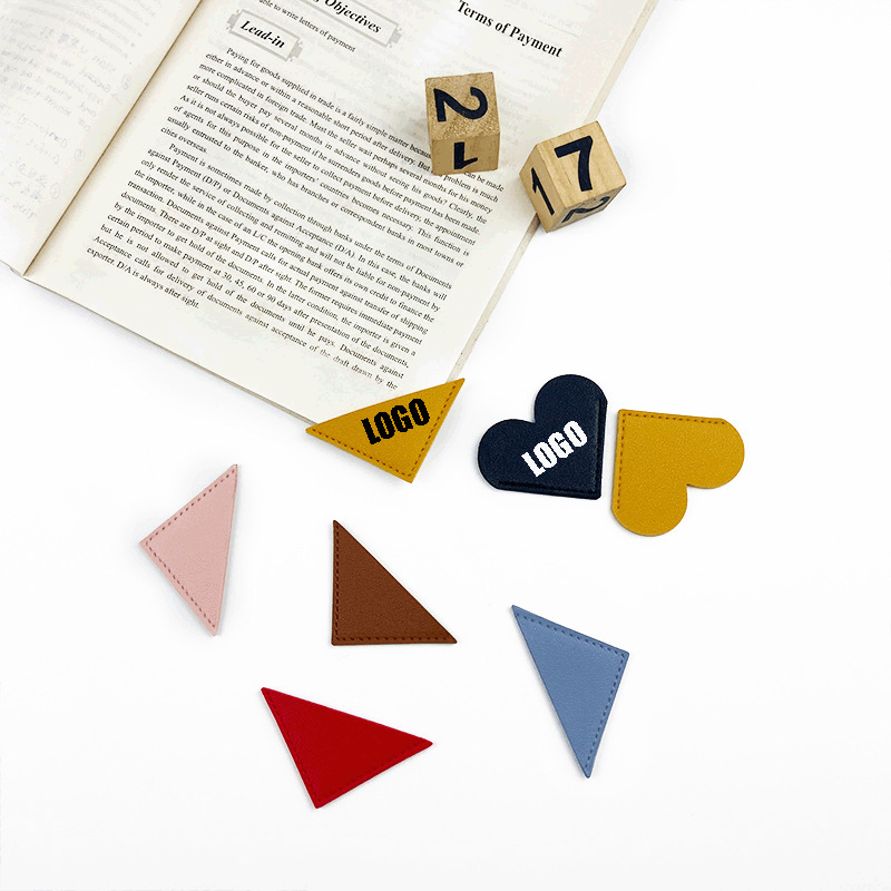 Corner Page Bookmarks/PULeather Book Marks Bookmark for Page Corner 2
