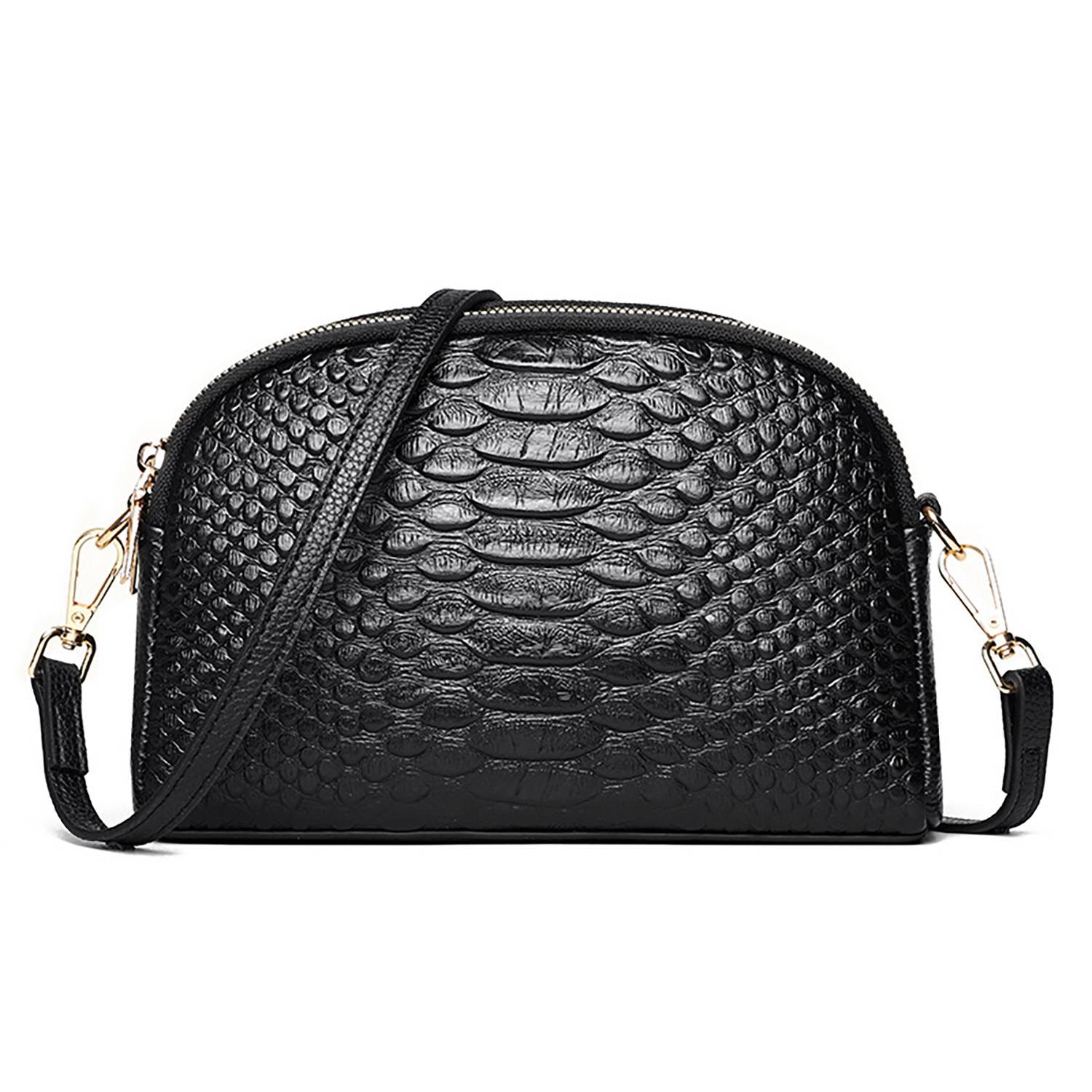 Cowhide shoulder crossbody bag 5