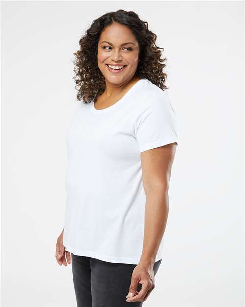 Women's Curvy Collection Fine Jersey Tee - 3816 11