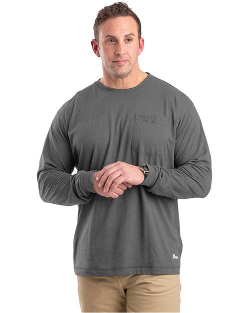 Men's Performance Long Sleeve Pocket T-Shirt - BSM39 16