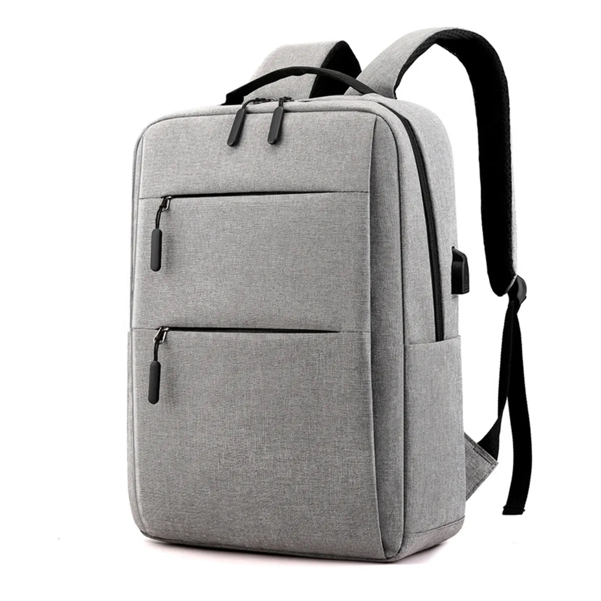 15.6-inch Durable USB Charging Port Backpack Laptop Bag 8