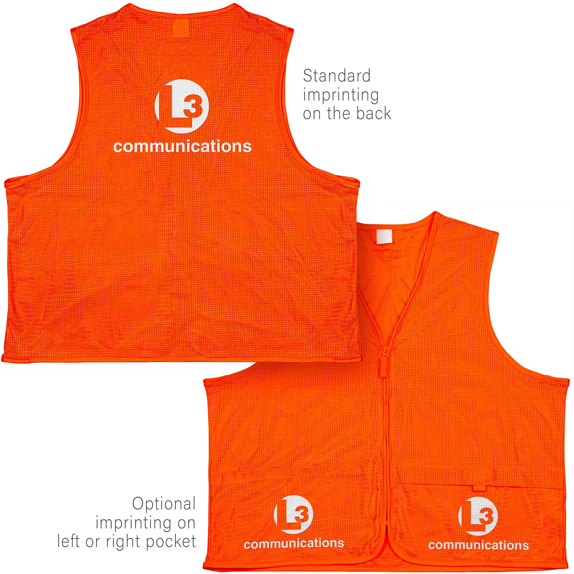 100% Polyester Premium Safety Vest 4