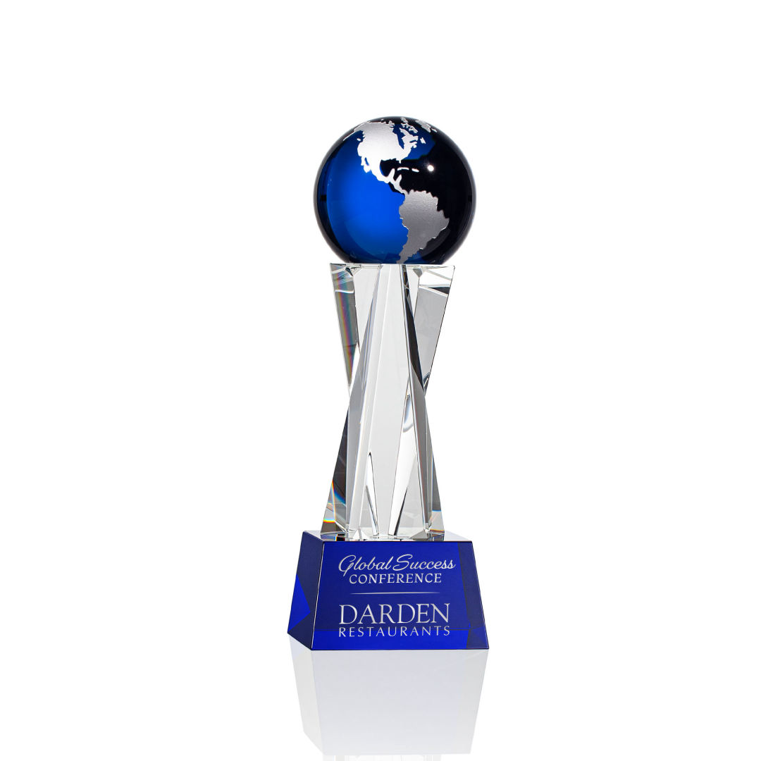 Havant Globe Award - Blue/Silver 2