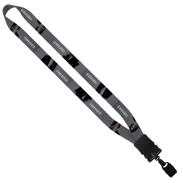 3/4" Dye-Sublimated Waffle Weave Lanyard 48