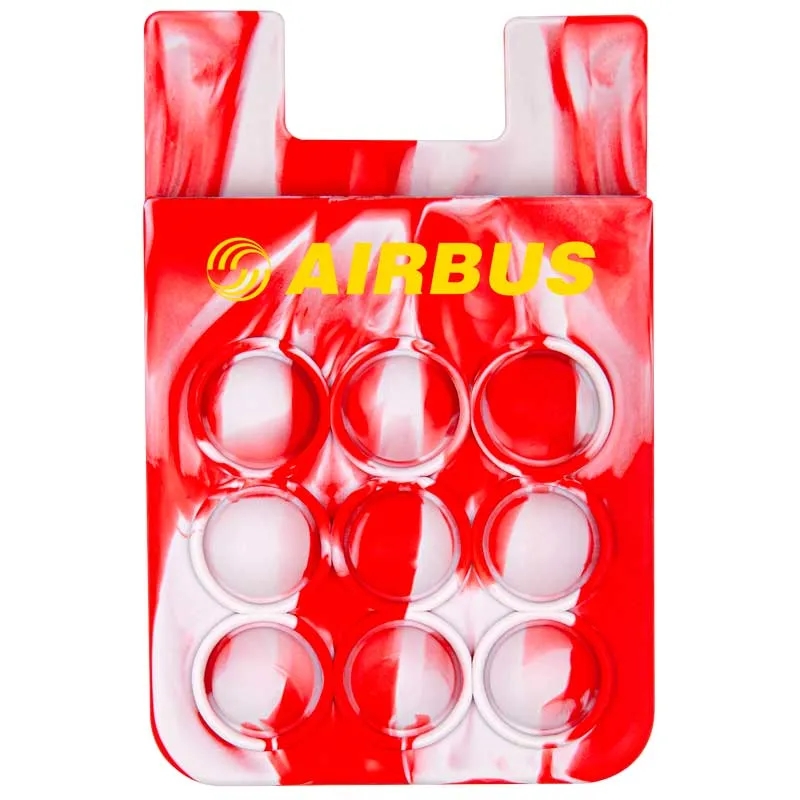 Popper Stress Reliever Silicone Phone Wallet 15