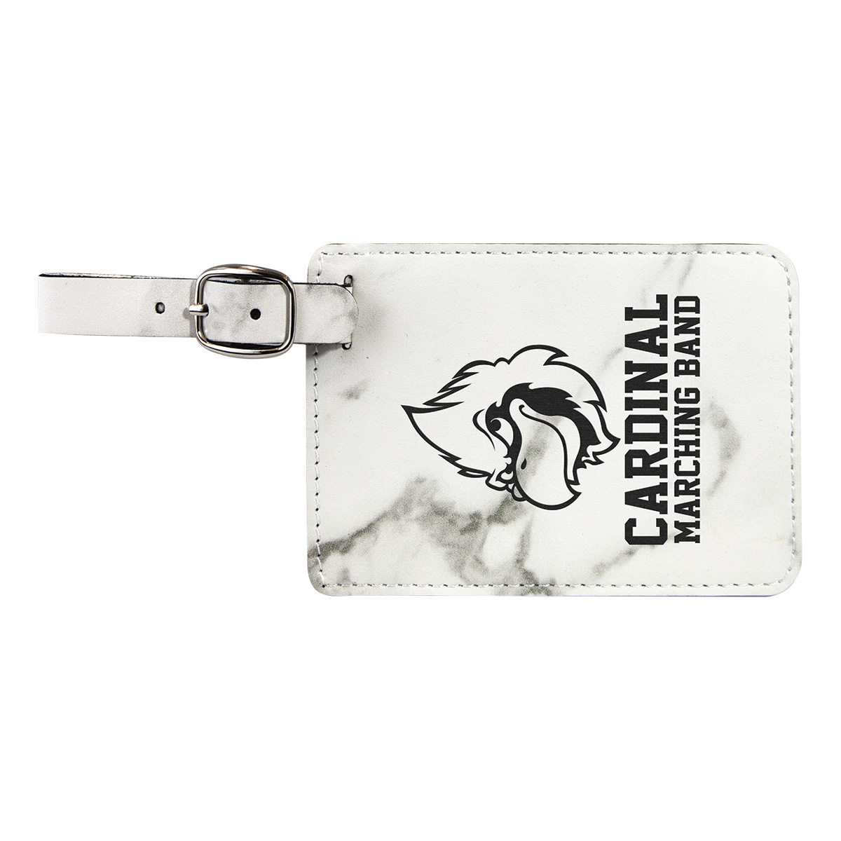 Marble Leatherette Luggage Tag
