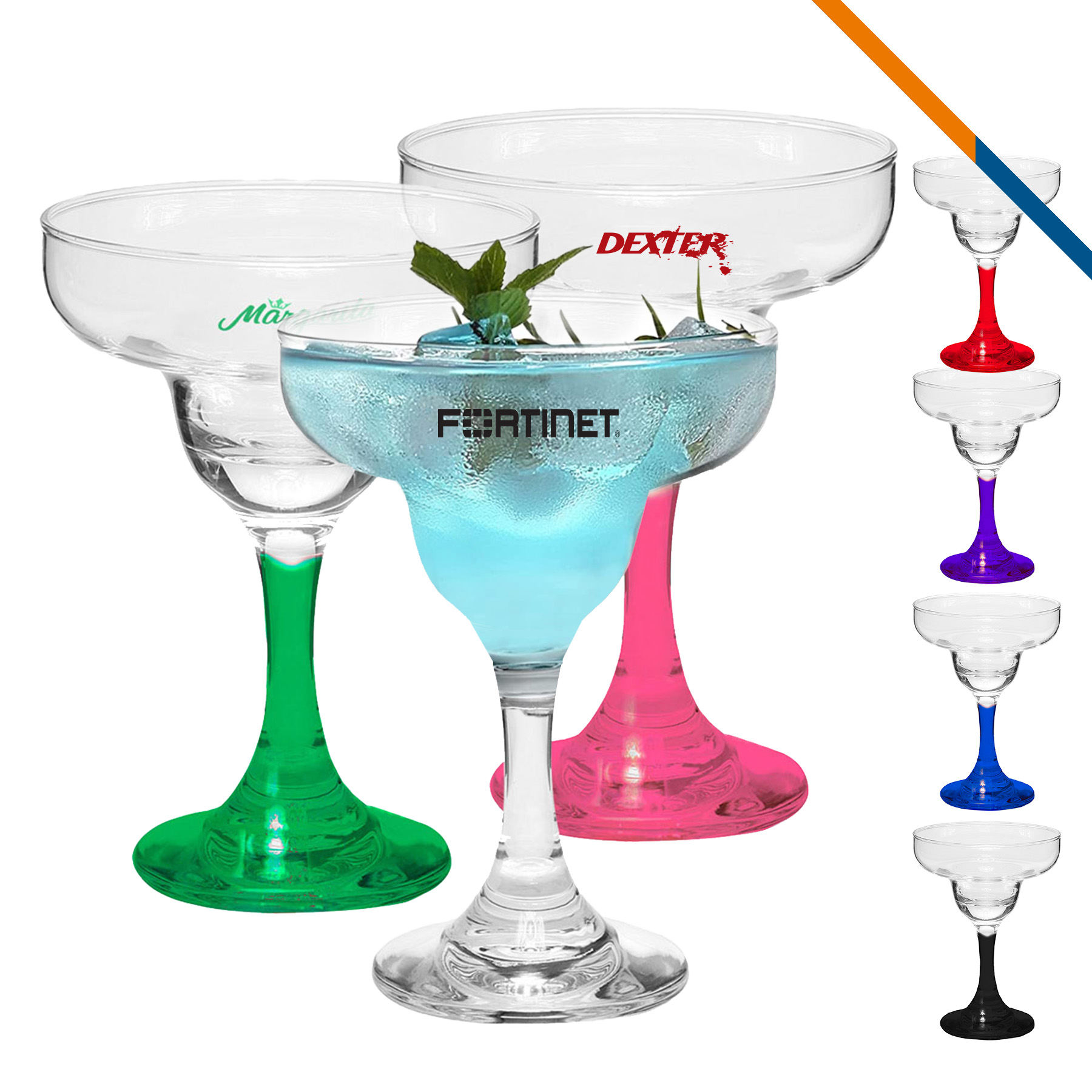 Mela Margarita Glasses - 9 OZ. 5
