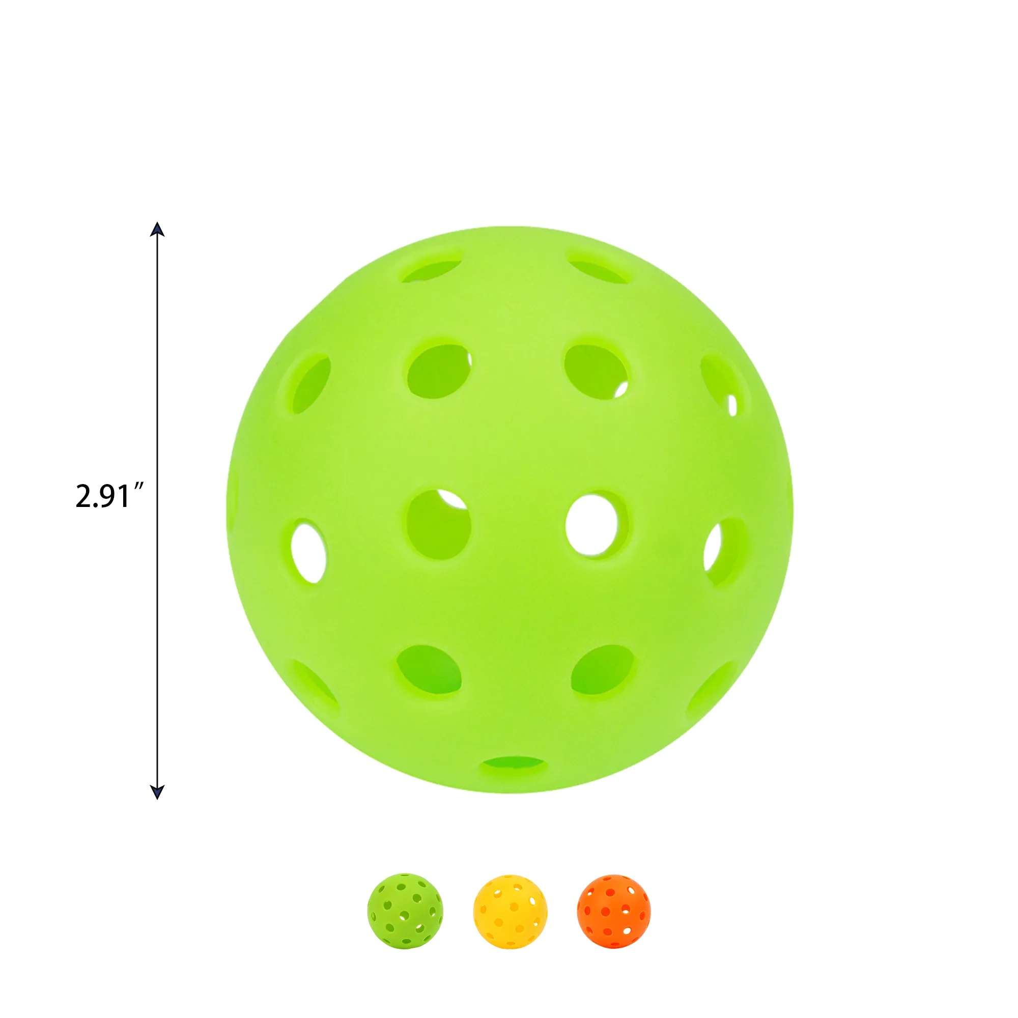 MOQ 100 PCS 40 Hole Outdoor  Pickleball 2